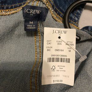 NWT- J Crew Womens Overalls Size M
